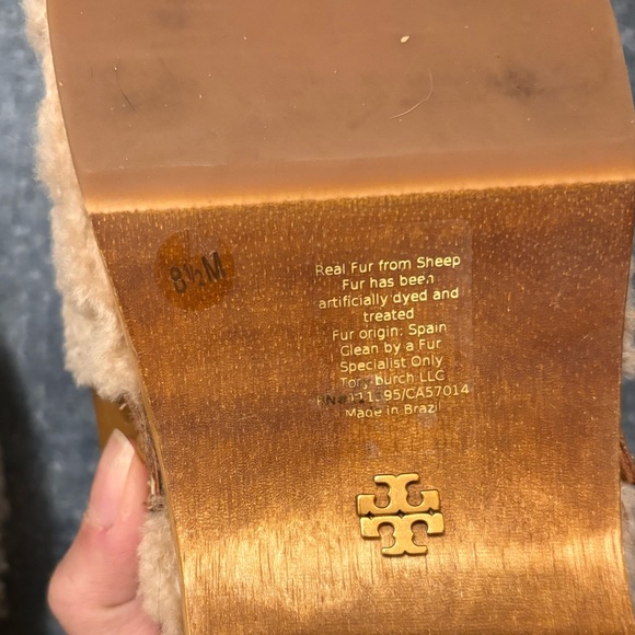 Tory Burch Jessa Clogs - Real Sheep Fur - Picture 8 of 10